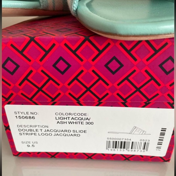 BNWT Tory Burch Jacquard slides - Picture 2 of 3